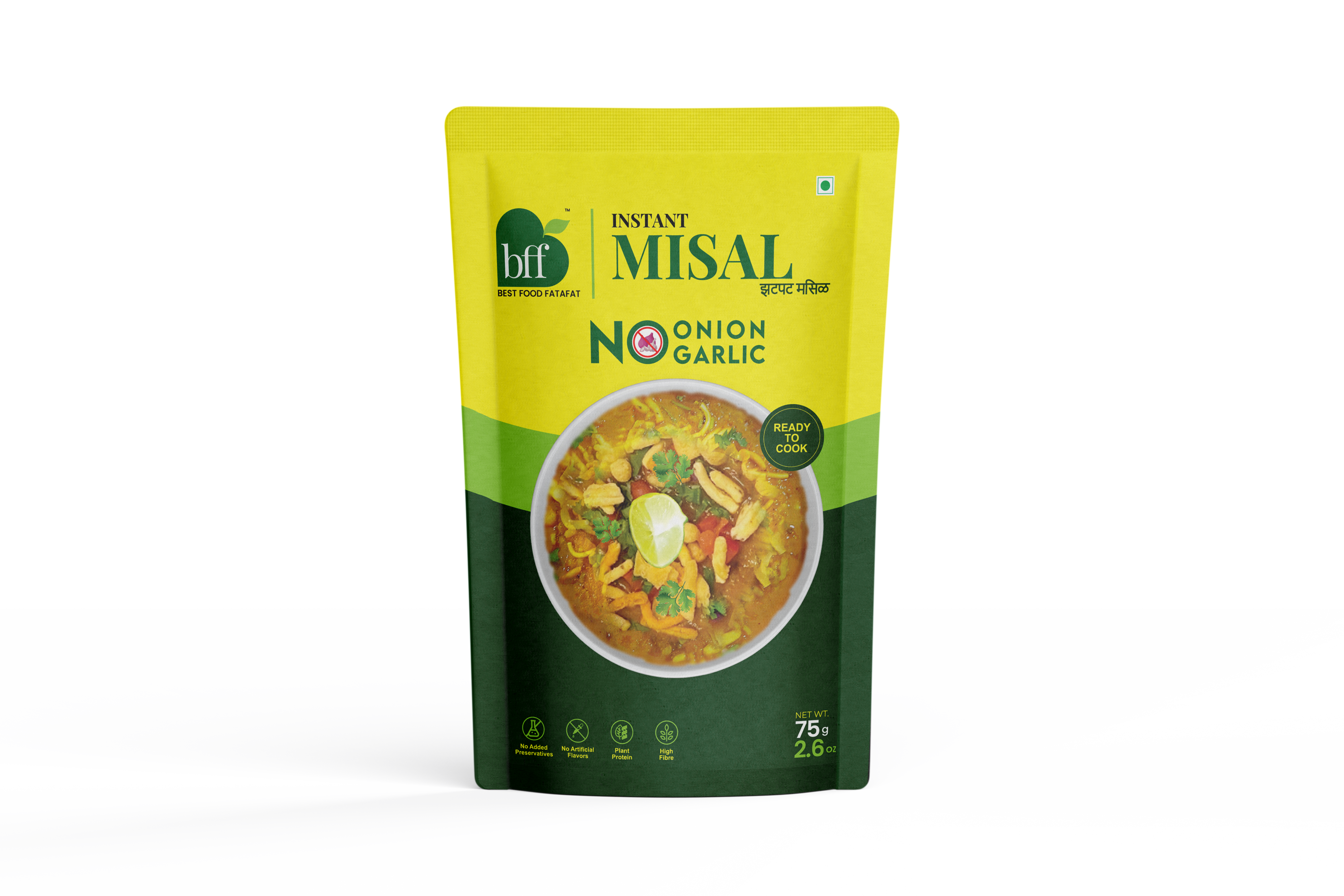 Yellow Misal No Onion No Garlic