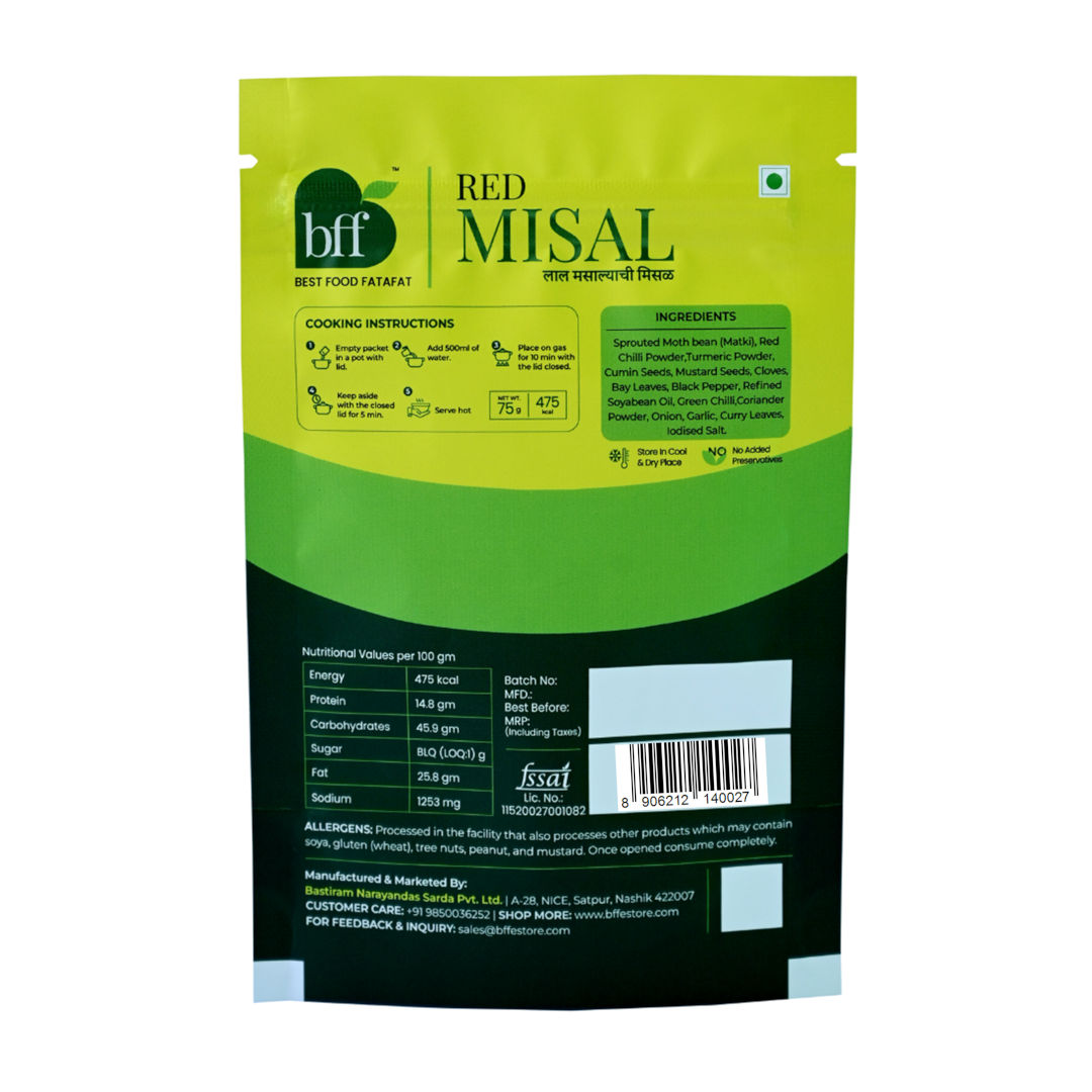 Misal Ki Usal (Red Masala)